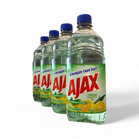 4 Pack Ajax Lasting Citrus & Eucalyptus All Purpose Cleaner 16.9 oz No residue - Picture 1 of 3